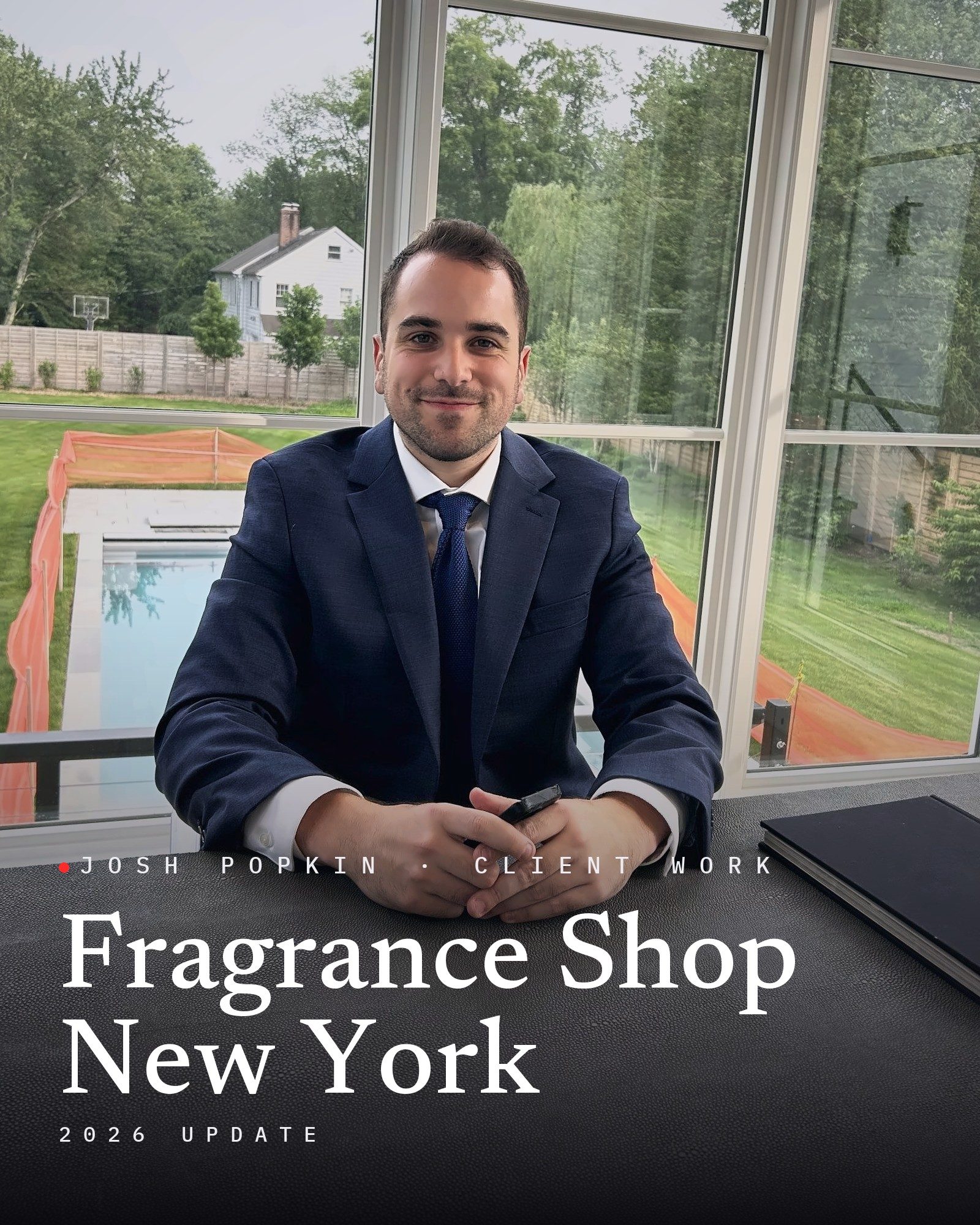 Josh Popkin, with the title Fragrance Shop New York