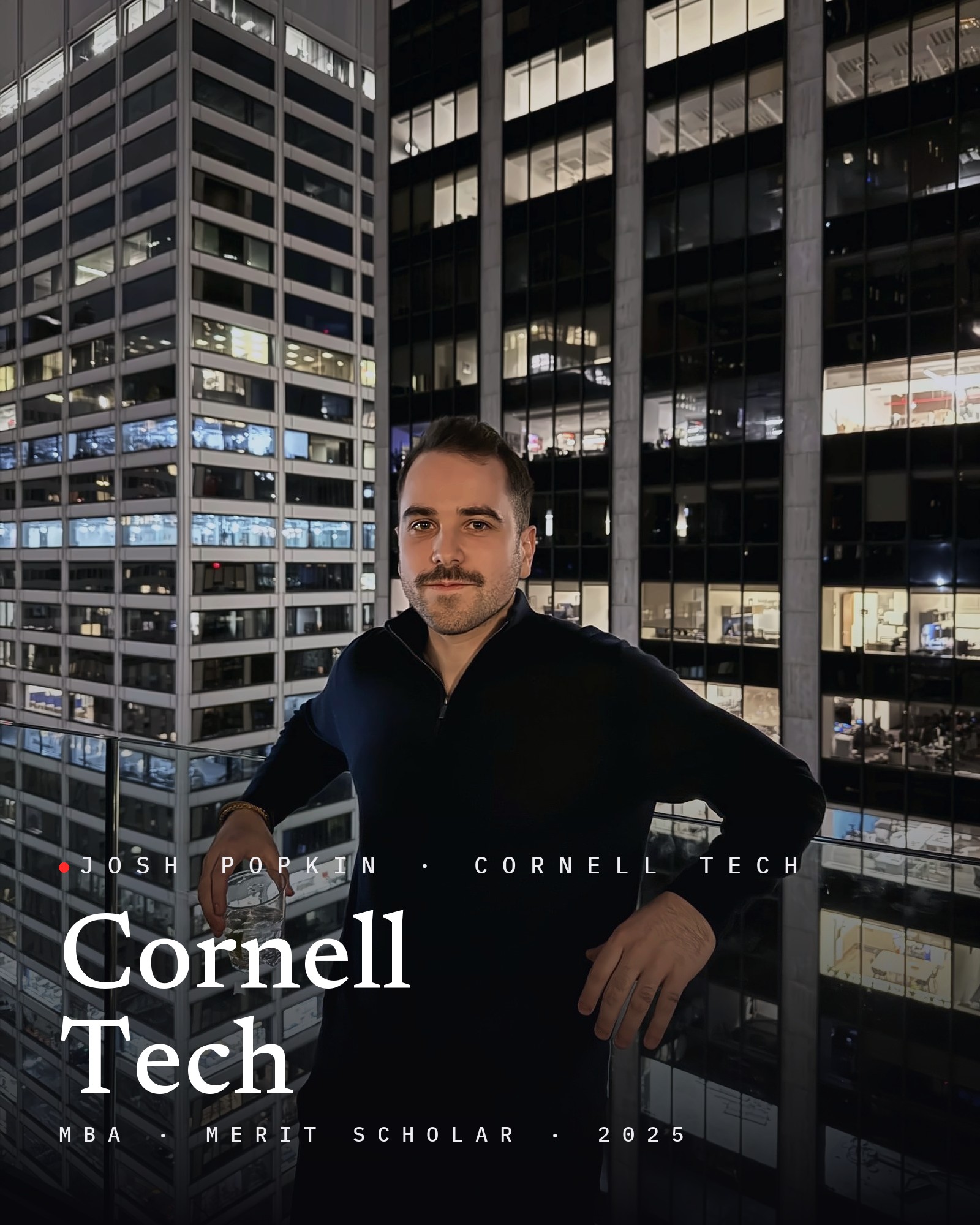 Josh Popkin, with the title Cornell Tech